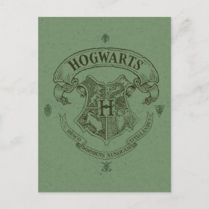 Harry Potter   Hogwarts Banner Crest Postcard