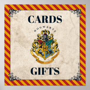 Harry Potter Hogwarts Birthday Cards & Gifts Sign