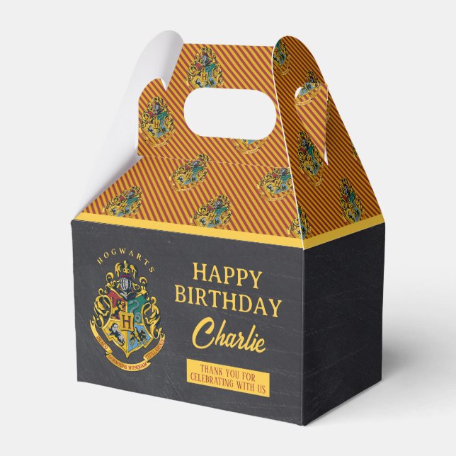 Harry Potter | Hogwarts Birthday Favour Box (Front Side)