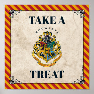 Harry Potter Hogwarts Birthday Take A Treat Sign