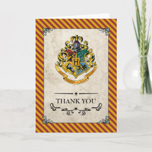 Harry Potter Hogwarts Birthday Thank You Card