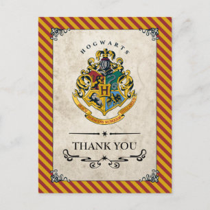 Harry Potter   Hogwarts Birthday Thank You Postcard