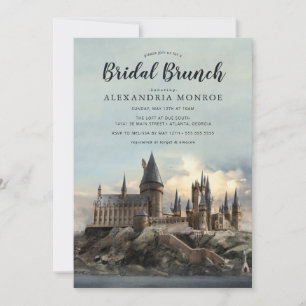 Harry Potter   Hogwarts Castle Bridal Brunch Invitation