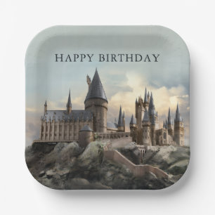 Harry Potter   Hogwarts Castle Daytime Paper Plate