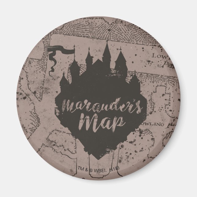 Harry Potter | HOGWARTS™ Castle Marauder's Map Magnet (Front)