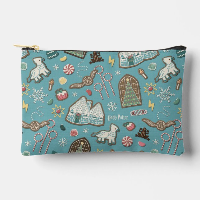 HARRY POTTER™ HOGWARTS™ Christmas Cookie Pattern Accessory Pouch (Front)