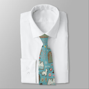 HARRY POTTER™ HOGWARTS™ Christmas Cookie Pattern Tie