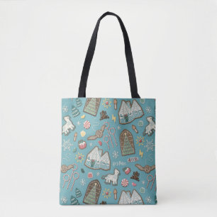 HARRY POTTER™ HOGWARTS™ Christmas Cookie Pattern Tote Bag