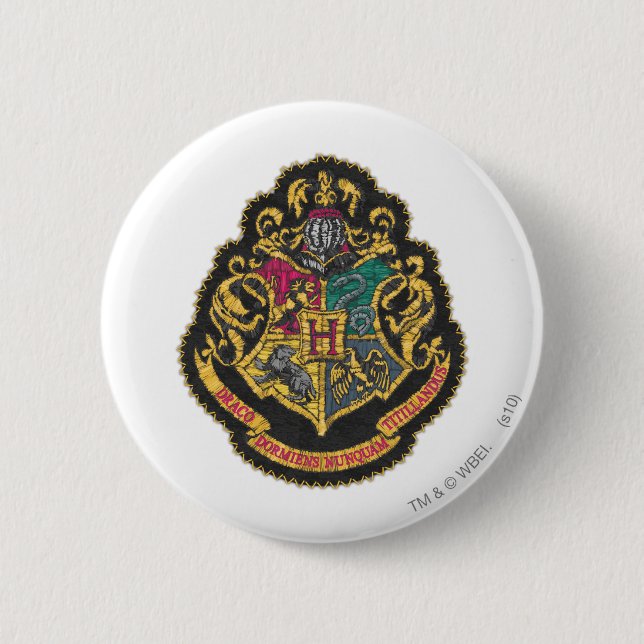 Harry Potter | Hogwarts Crest 6 Cm Round Badge (Front)