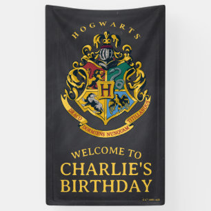 Harry Potter Hogwarts Crest Birthday  Banner