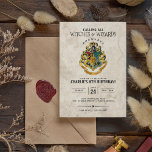 Harry Potter Hogwarts Crest Birthday  Invitation<br><div class="desc">Invite guests to a magical celebration with this enchanting Harry Potter-themed birthday invitation featuring the iconic Hogwarts crest. Perfect for fans of the Wizarding World,  this whimsical design sets the stage for an unforgettable birthday party filled with charm and wonder.</div>