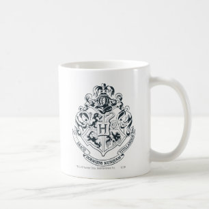 Harry Potter   Hogwarts Crest - Black and White Coffee Mug