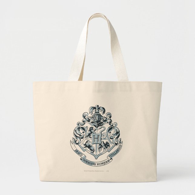 Harry Potter | Hogwarts Crest - Blue Large Tote Bag (Front)