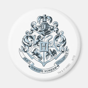 Harry Potter   Hogwarts Crest - Blue Magnet