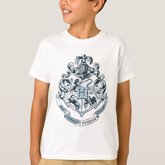 Harry Potter | Hogwarts Crest - Blue T-Shirt (Front)