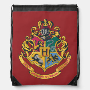 Harry Potter   Hogwarts Crest - Full Colour Drawstring Bag