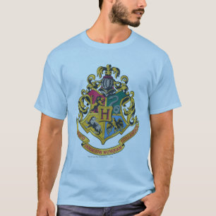 Harry Potter Hogwarts Crest - Full Colour T-Shirt