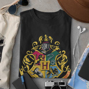 Harry Potter   Hogwarts Crest - Full Colour T-Shirt