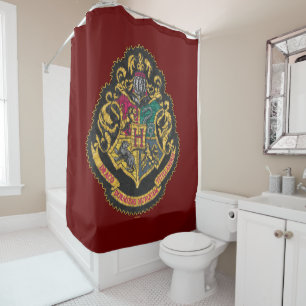 Harry Potter   Hogwarts Crest Shower Curtain