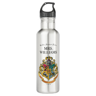 Harry Potter   Hogwarts Crest Teacher Personalise 710 Ml Water Bottle