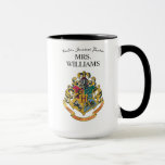 Harry Potter | Hogwarts Crest Teacher Personalise Mug<br><div class="desc">Add your favourite teacher's name and gift them this Harry Potter design product.</div>