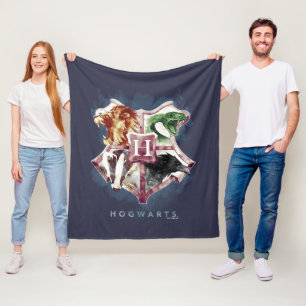 Harry Potter   HOGWARTS™ Crest Watercolor Fleece Blanket