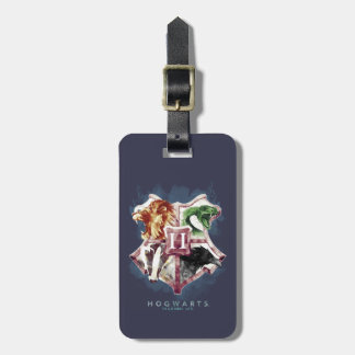 Harry Potter | HOGWARTS™ Crest Watercolor Luggage Tag