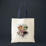 Harry Potter | HOGWARTS™ Crest Watercolor Tote Bag<br><div class="desc">Check out this watercolor Hogwarts Crest graphic,  featuring the four House Animals leaping out of each quadrant.</div>