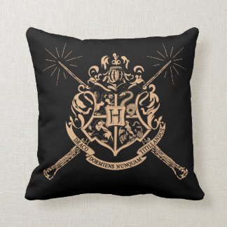 Harry Potter | Hogwarts Crossed Wands Crest Cushion