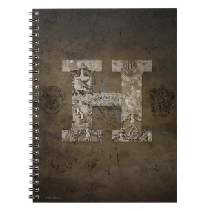 Harry Potter Hogwarts Monogram Notebook