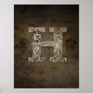 Harry Potter   Hogwarts Monogram Poster