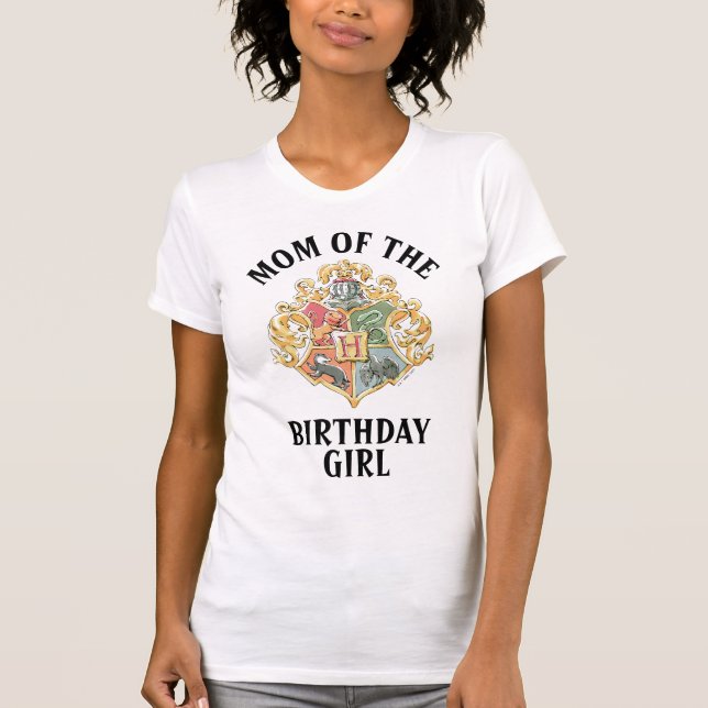 Harry Potter | Hogwarts - Mum of the Birthday Girl T-Shirt (Front)