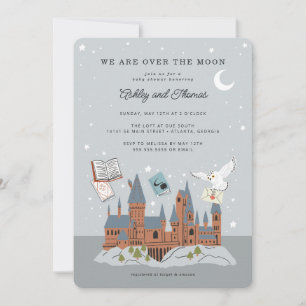 Harry Potter   Hogwarts - Over the Moon Invitation