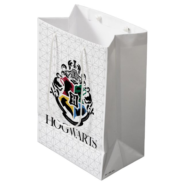Harry Potter | HOGWARTS™ Pride School Crest Medium Gift Bag (Front Angled)
