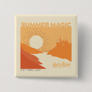 HARRY POTTER™   HOGWARTS™ Summer Magic 15 Cm Square Badge