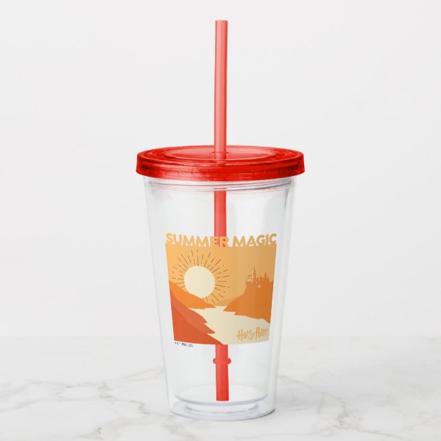 HARRY POTTER™ | HOGWARTS™ Summer Magic Acrylic Tumbler (Front)