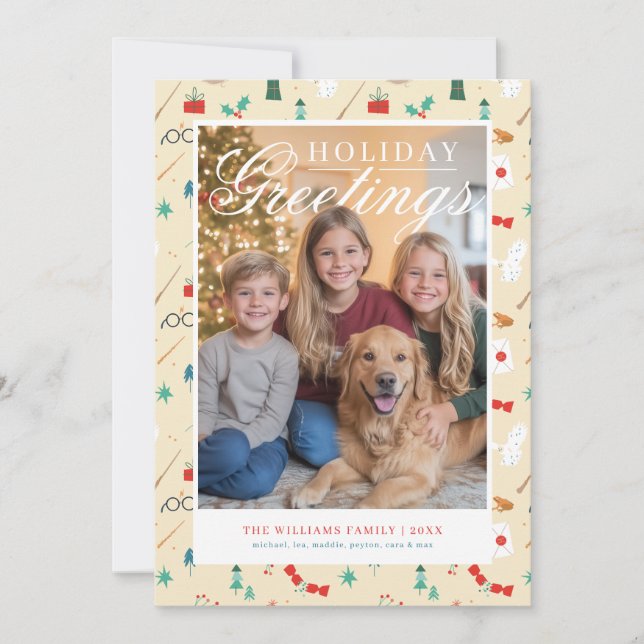 Harry Potter | Holiday Icon Pattern Card (Front)