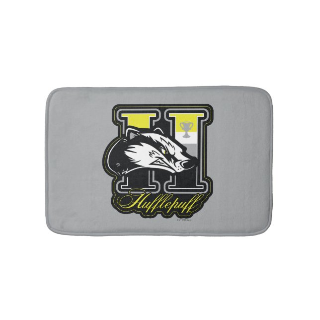 HARRY POTTER™ | HUFFLEPUFF™ Athletic Badge Bath Mat (Front)