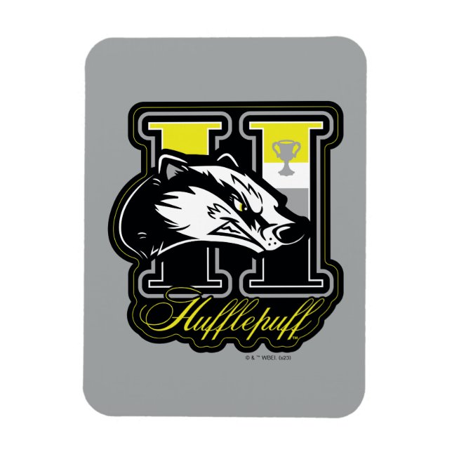 HARRY POTTER™ | HUFFLEPUFF™ Athletic Badge Magnet (Vertical)