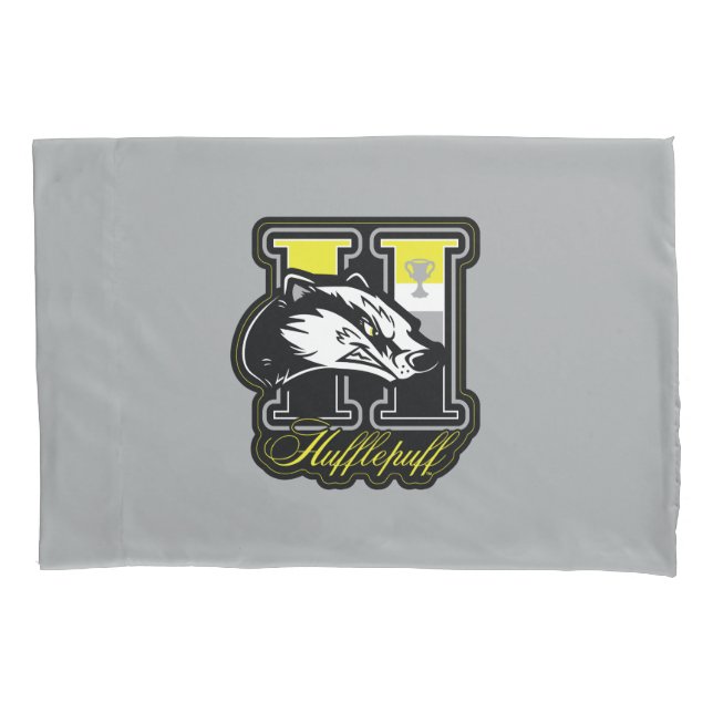 HARRY POTTER™ | HUFFLEPUFF™ Athletic Badge Pillowcase (Front)
