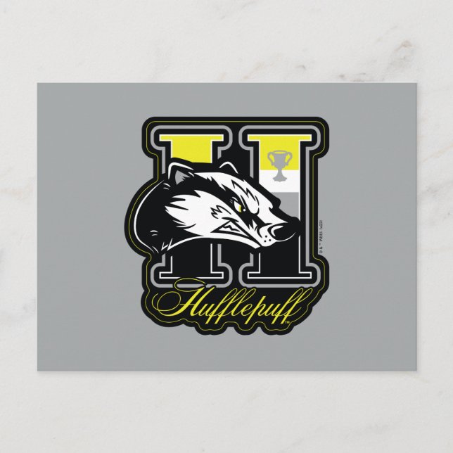 HARRY POTTER™ | HUFFLEPUFF™ Athletic Badge Postcard (Front)