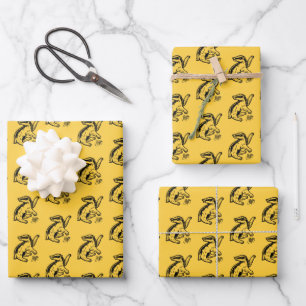 Harry Potter   Hufflepuff Badger Icon Wrapping Paper Sheet
