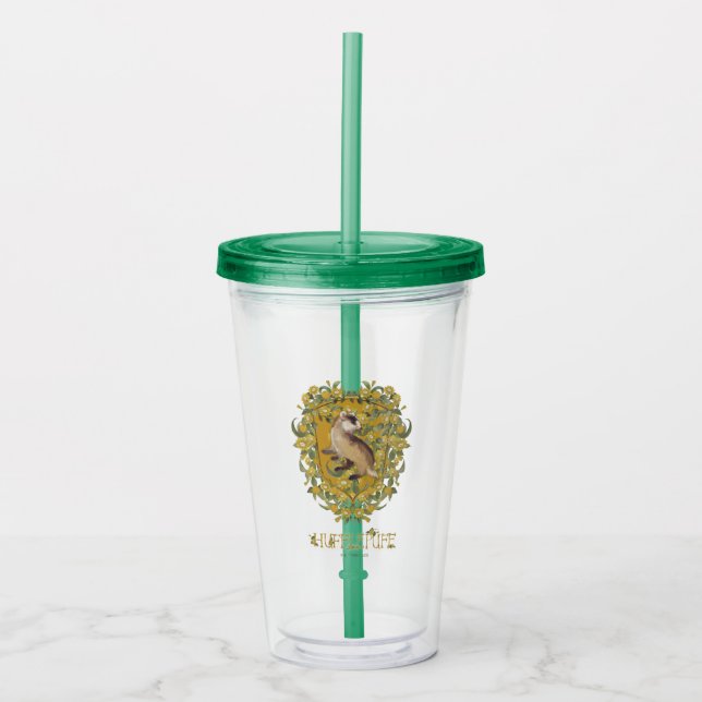HARRY POTTER™ | HUFFLEPUFF™ Crest Acrylic Tumbler (Front)