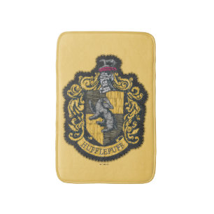 Harry Potter   Hufflepuff Crest Patch Bath Mat