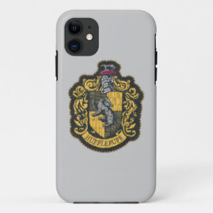 Harry Potter   Hufflepuff Crest Patch iPhone 11 Case