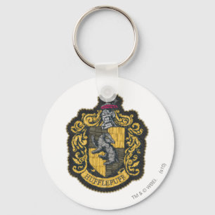 Harry Potter   Hufflepuff Crest Patch Key Ring