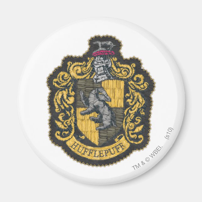 Harry Potter | Hufflepuff Crest Patch Magnet (Front)