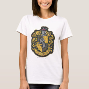 Harry Potter   Hufflepuff Crest Patch T-Shirt