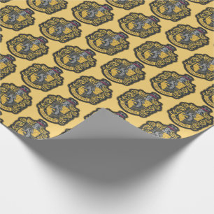 Harry Potter   Hufflepuff Crest Patch Wrapping Paper