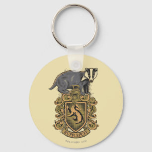 Harry Potter   Hufflepuff Crest with Badger Key Ring